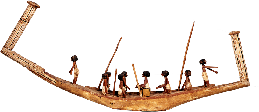 Ancient Egypt Ships Png (850x370), Png Download