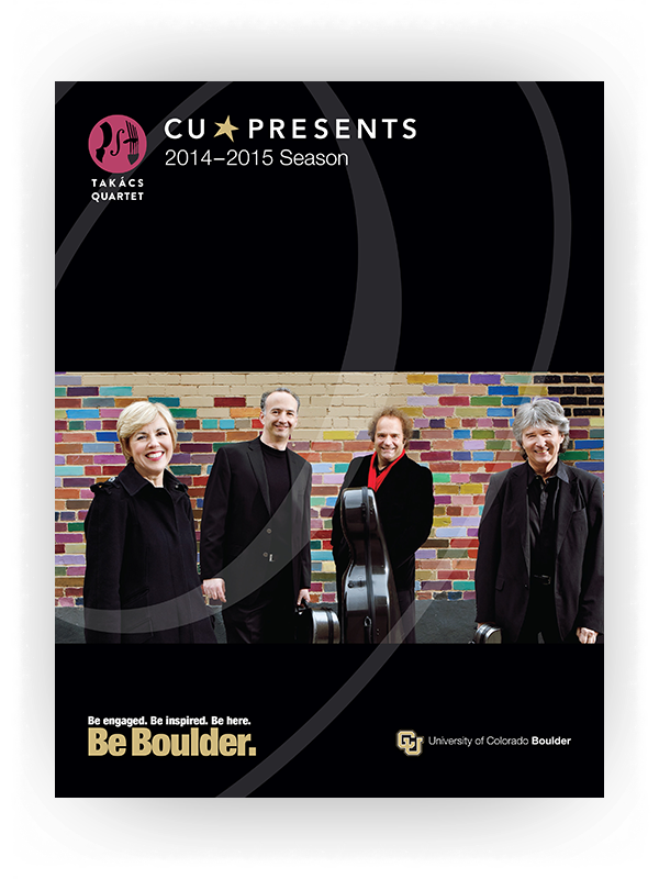 Cu Presents Magazine - Takács Quartet (600x800), Png Download