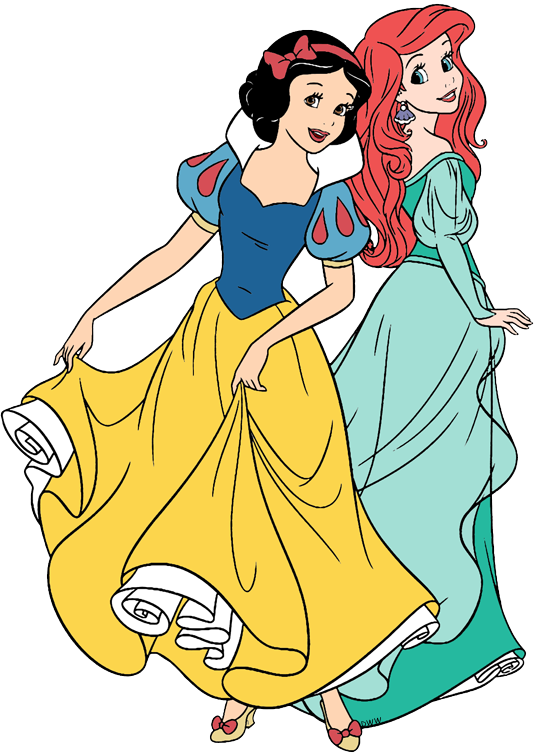 Snow White, Ariel - Cartoon (536x756), Png Download