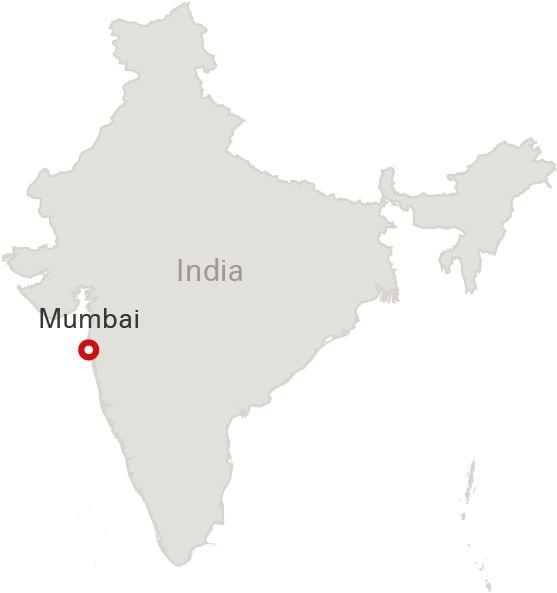 Map Of India With Destination Mumbai - Map Of India's Capital City (620x800), Png Download