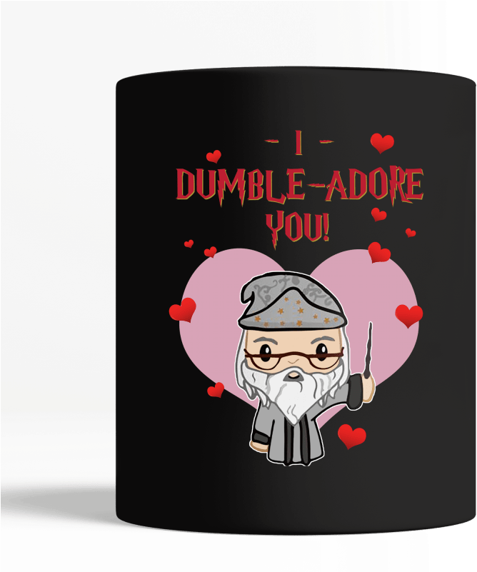 Black Mug Center - Cartoon (800x800), Png Download