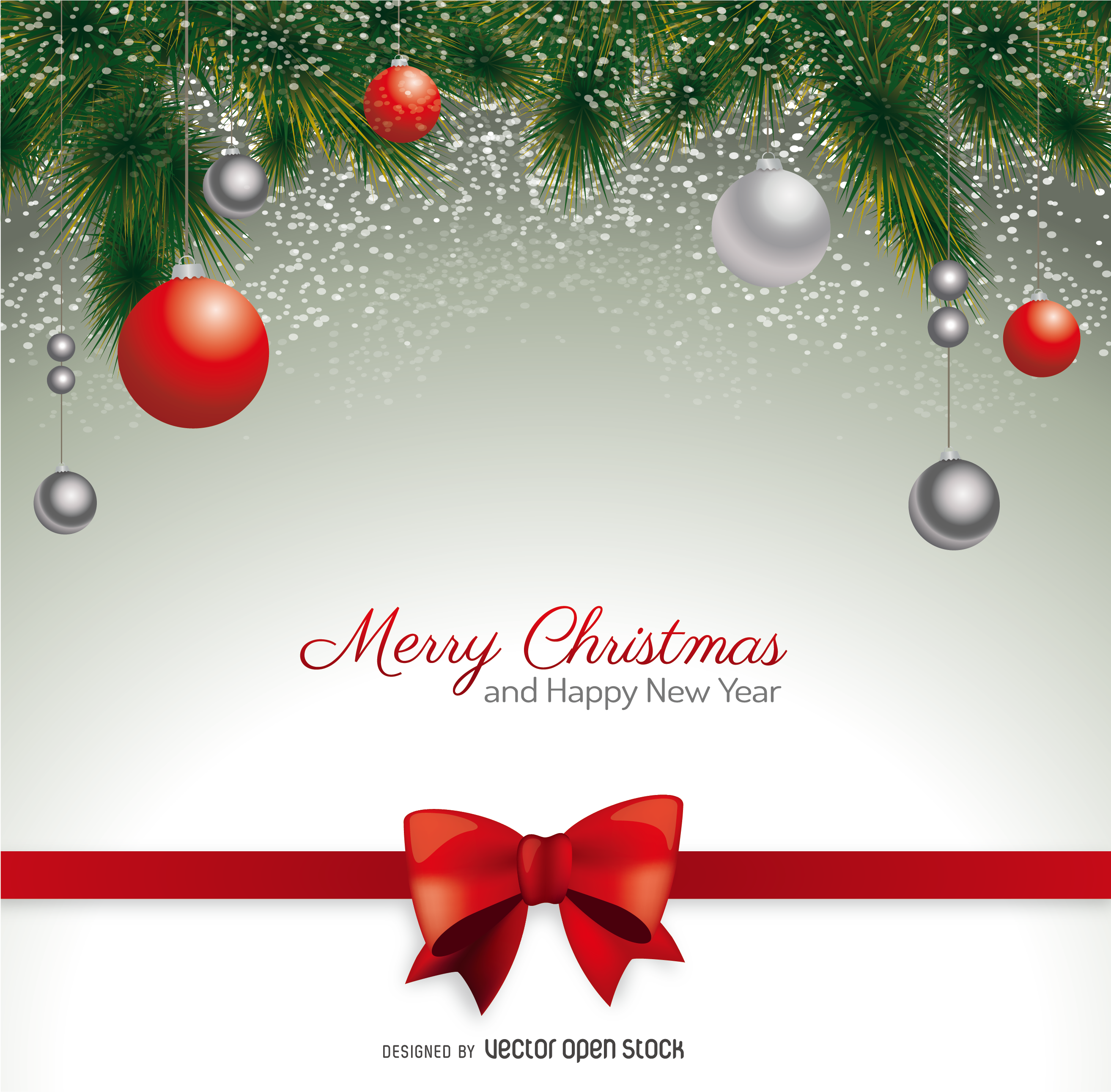 Card Santa Claus Wedding Invitation Vector Greeting - Christmas Greetings Vector Png (3280x3318), Png Download