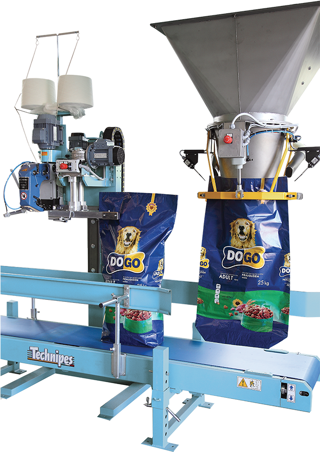 Of A Feeding System That Dose The Product Into The - Pesadora Ensacadora (650x946), Png Download