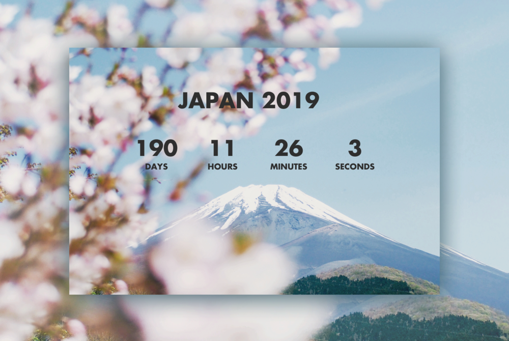 Countdown - Sakura (1000x670), Png Download