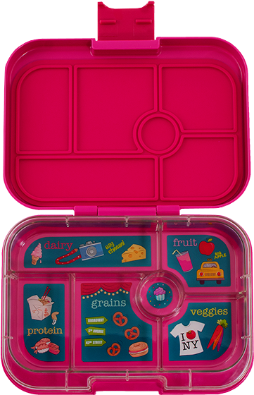 Original Tribeca Pink Yumbox Bento Lunchbox - Yumbox Original Tribeca Pink (600x600), Png Download