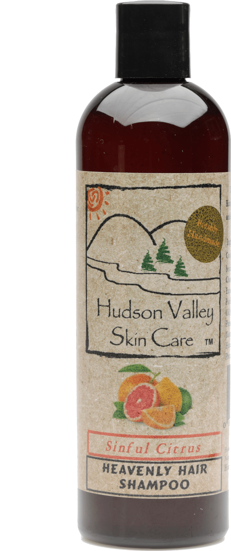 Sinful Citrus - Glass Bottle (1299x2220), Png Download