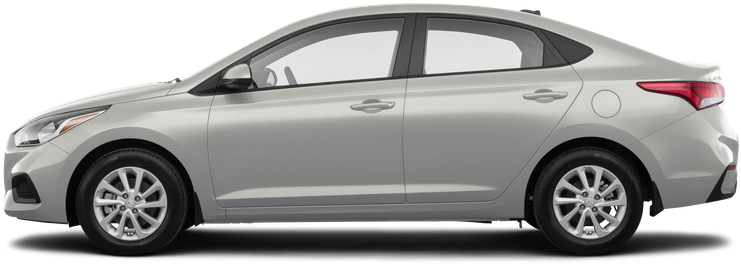 Black 2018 Hyundai Accent (800x400), Png Download