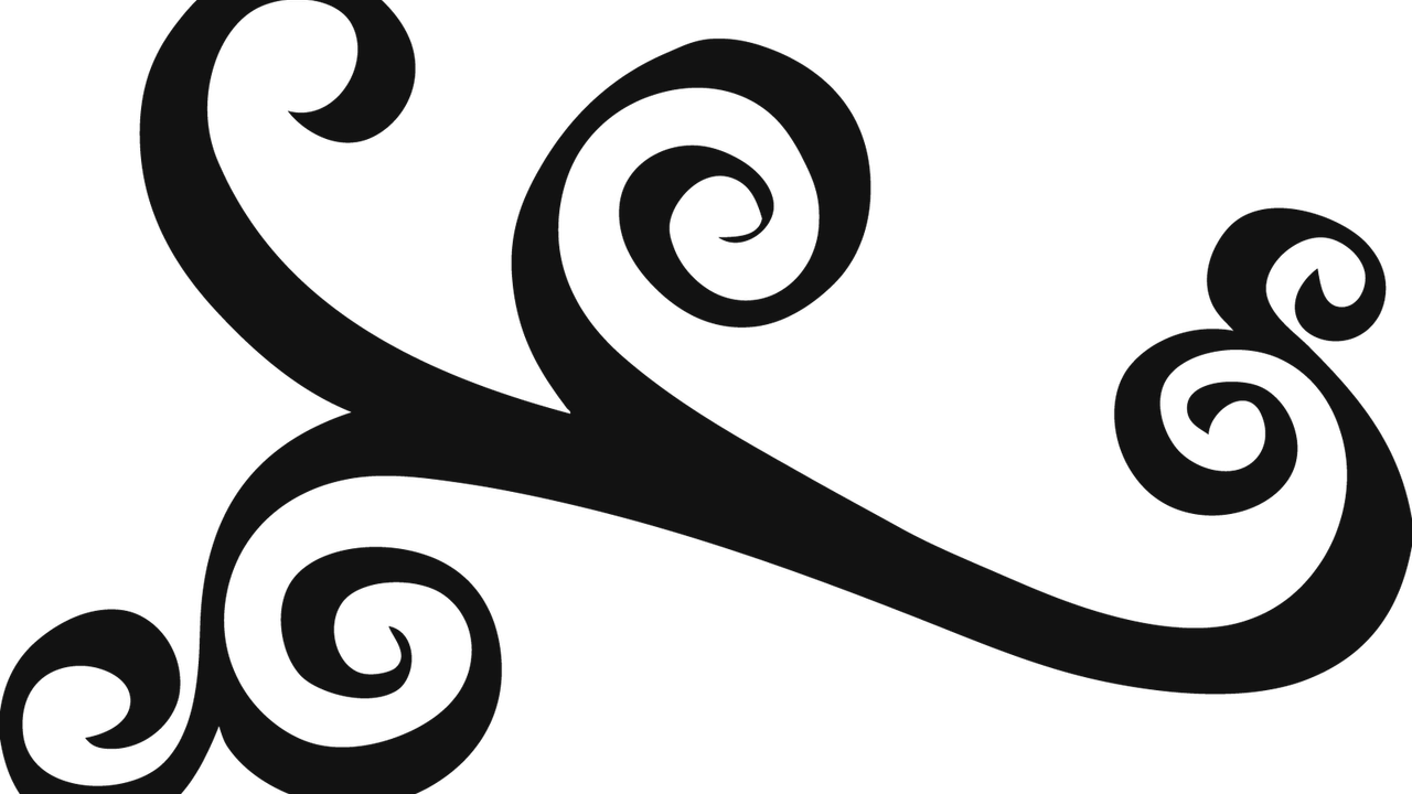 Elegant Swirls (1280x720), Png Download
