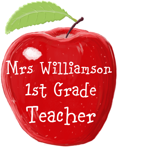 Personalised Teacher Apple Painting Button - Mcintosh (699x699), Png Download