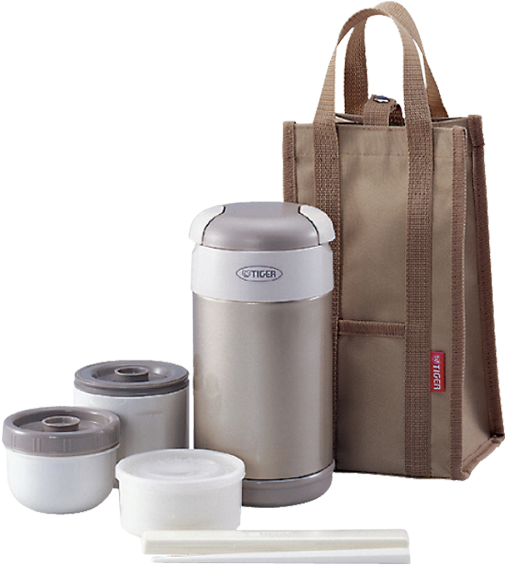 Lwr-a Stainless Steel Lunch Box With Microwavable Containers, - Insulated Food Jar Tiger (600x600), Png Download