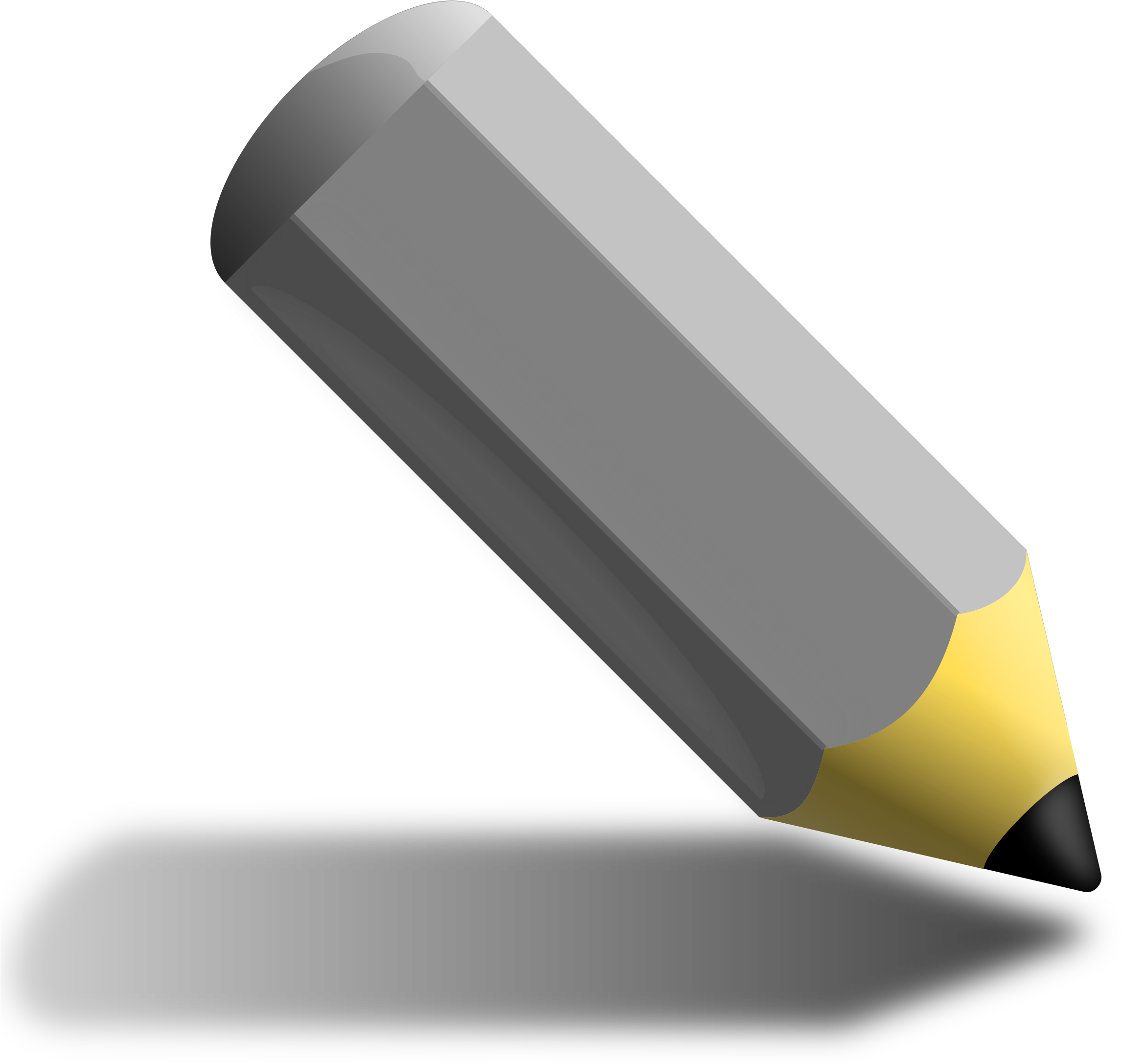 This Free Icons Png Design Of Grey Pencil (2400x2358), Png Download