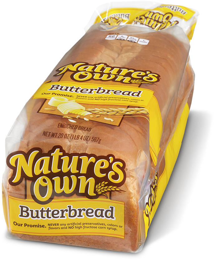 Nature's Own Wheat Bread (890x1000), Png Download