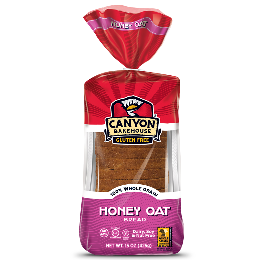 Canyon Bakehouse Bread, Loaf, Honey Oat - Canyon Bakehouse Ancient Grain Bread (835x835), Png Download