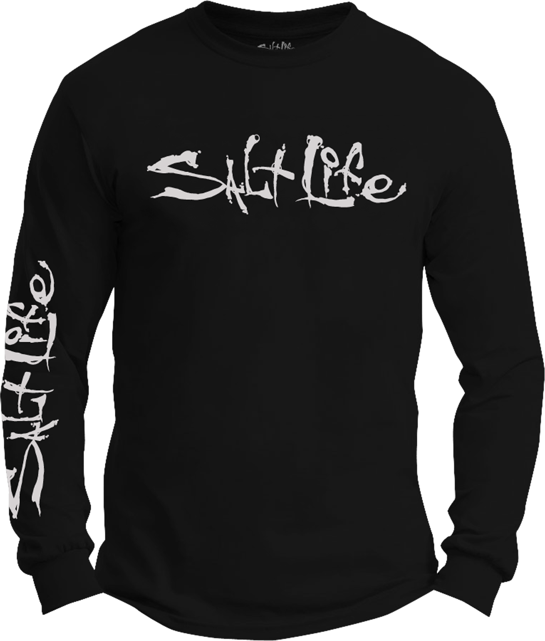 Logo Longsleeved T-shirt At Www - Salt Life Long Sleeve T Shirt White (2500x2500), Png Download