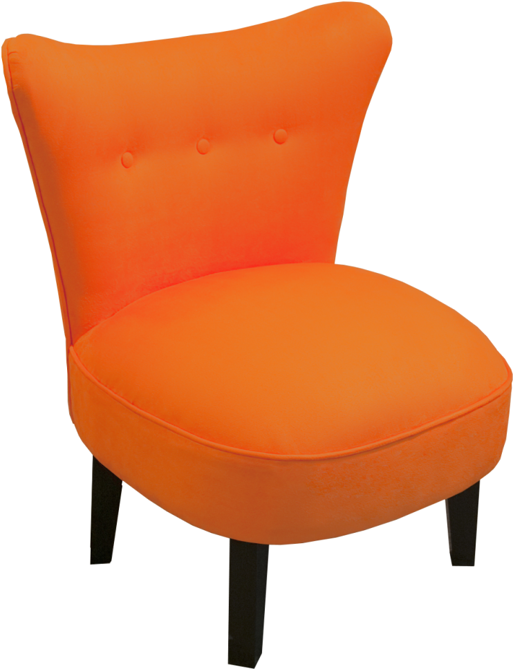 Sillon Miami Silla Naranja Muebles Decoracion Hogar - Sillones Naranjas Png (1024x1024), Png Download