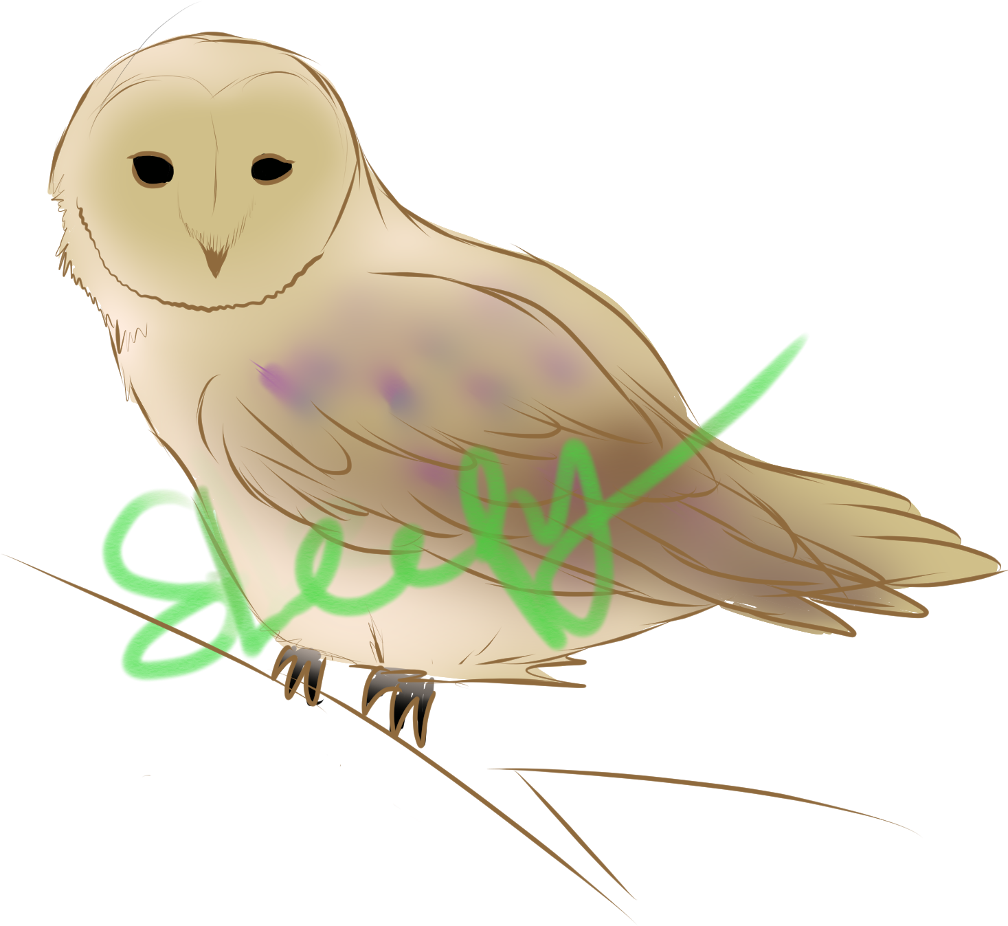 Yn33lrn - Snowy Owl (1750x2111), Png Download