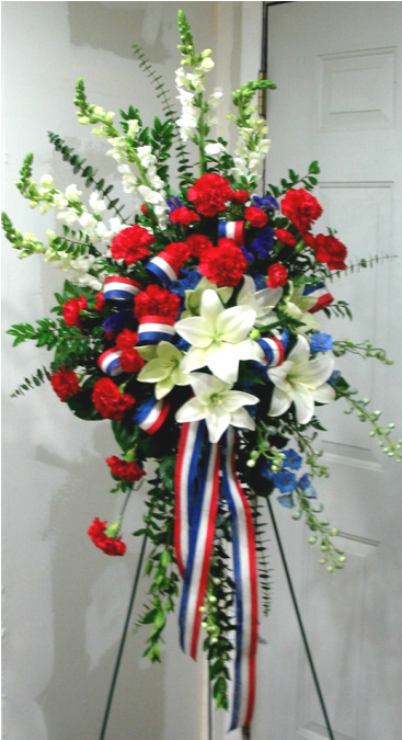 Salute Of Duty - Floral Design (600x674), Png Download