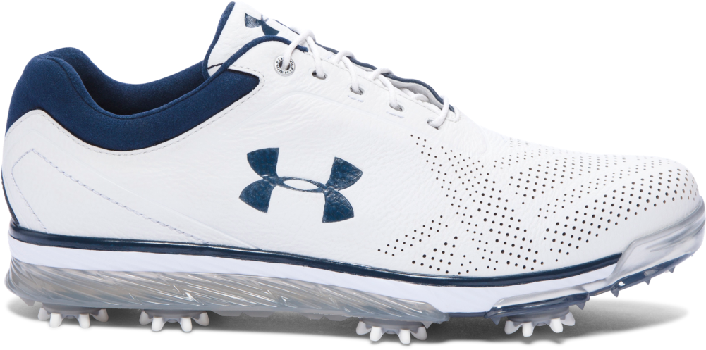 Under Armour Tempo Tour Golf Shoes - Under Armour Tempo Tour Golf Shoes White/black/red (1000x1000), Png Download