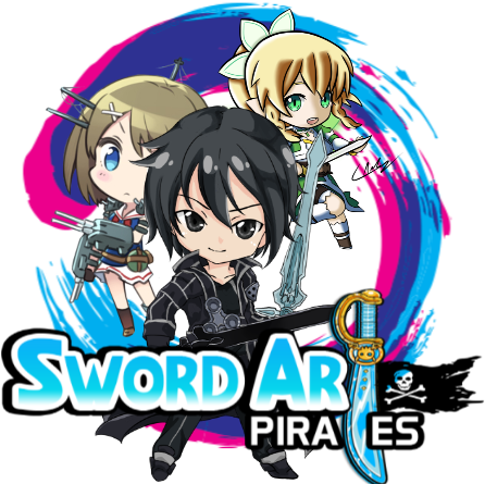 Sword Art Pirate - Kirito (690x452), Png Download