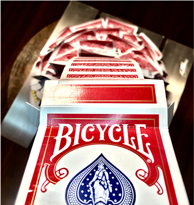 Special Edition Cascading Cards Bicycle Rider Back - Emblem (740x416), Png Download