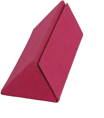 Luxury Triangle Shape Pu Handmade Folding Sunglass - Construction Paper (800x800), Png Download