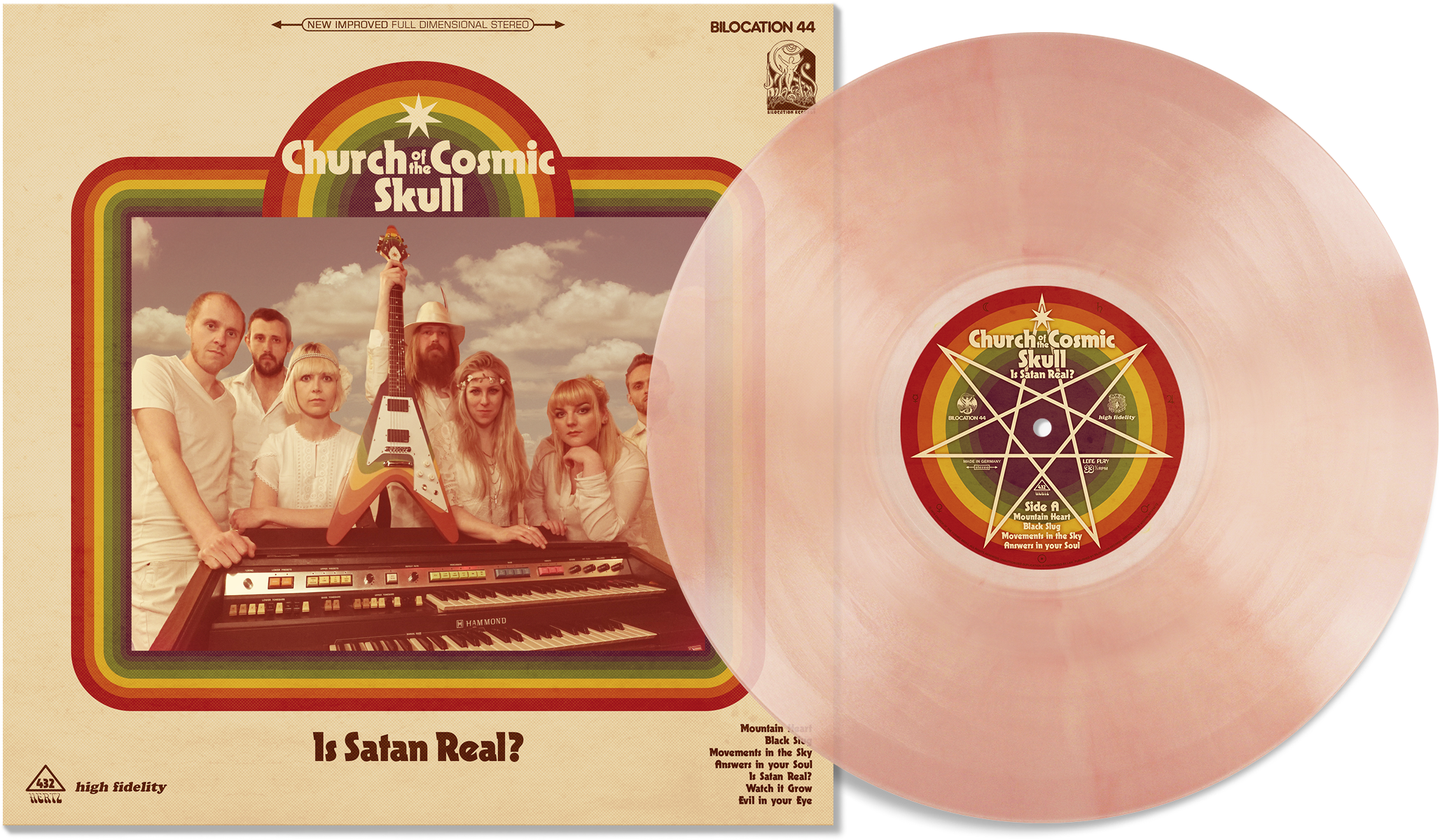 Pink Nebula Edition Vinyl - Church Of The Cosmic Skull (2160x2160), Png Download