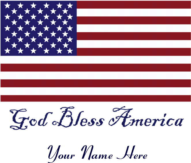 God Bless America Dog T-shirt - Flag Usa (700x700), Png Download