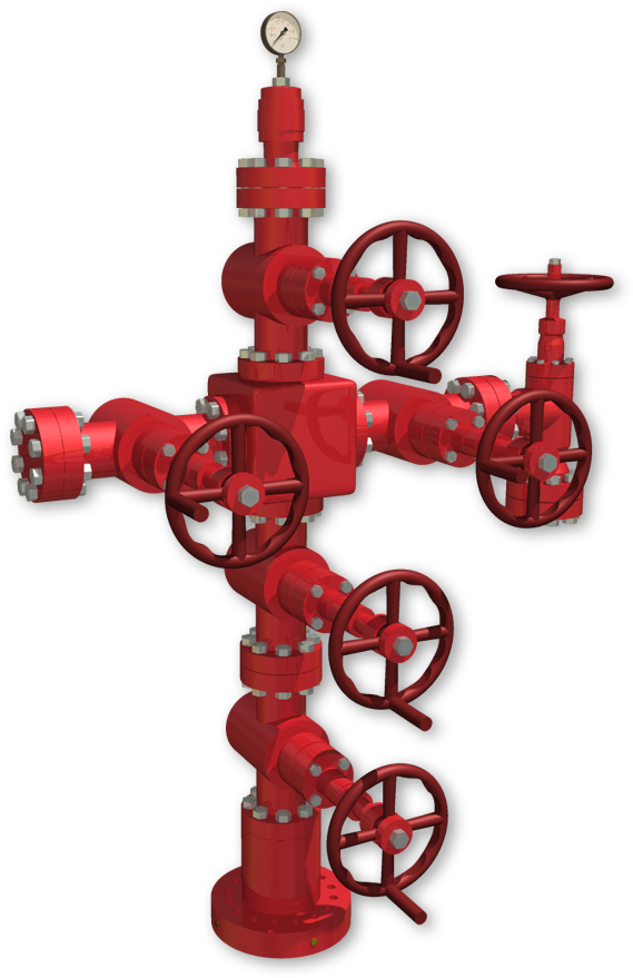 023 Christmastree - Cross (2048x1600), Png Download