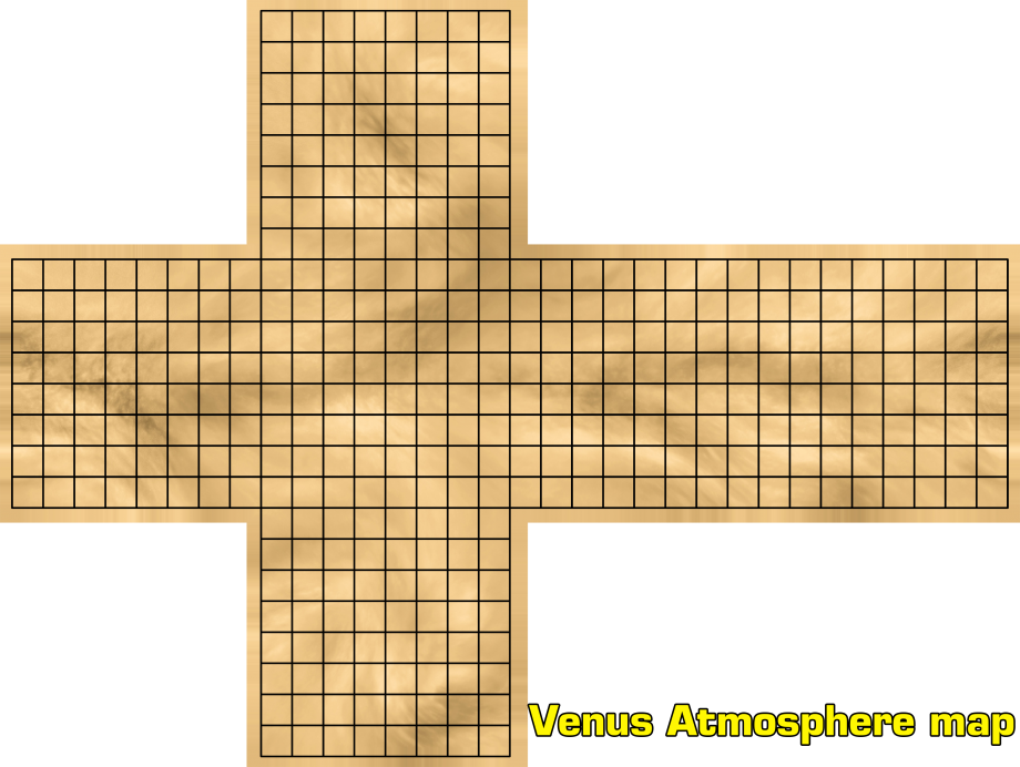 Venus Photorealistic 1k Royalty-free 3d Model - 35 By 26 Graphing Paper (920x692), Png Download