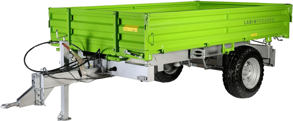 Labin Progres - Remorca Agricola Monoax (1024x447), Png Download
