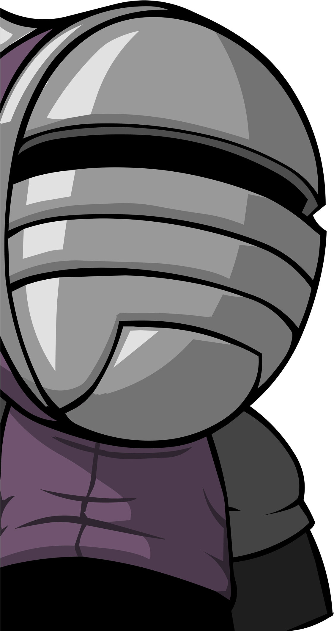 Castle Crashers Fencer (1228x2745), Png Download