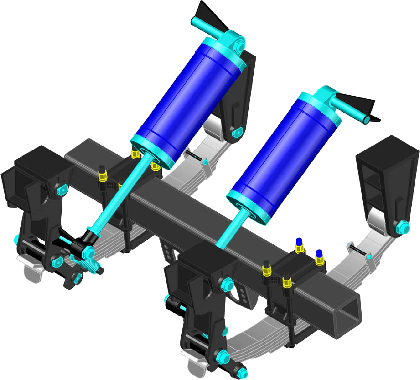 Tractor Truck ,trailer,trailer Axles - Mecha (1597x1354), Png Download