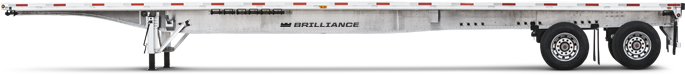 Aluminum Flatbeds - Trailer (700x500), Png Download