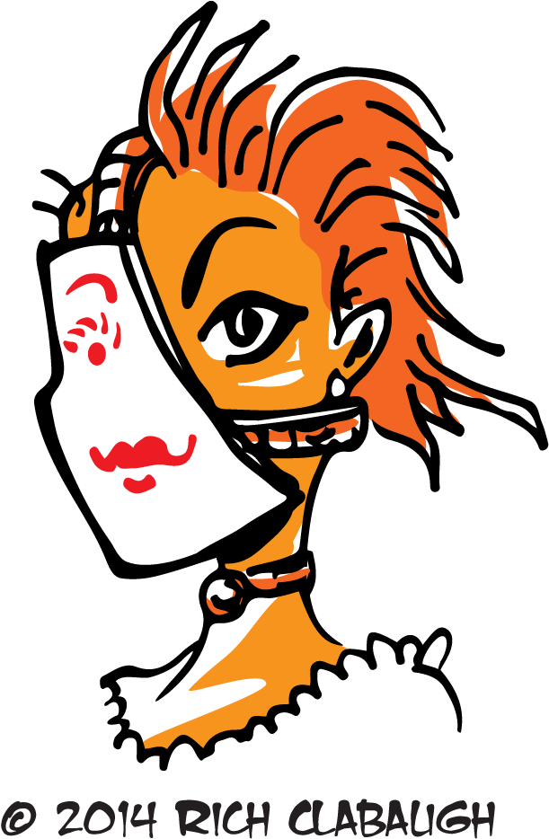 1009 Monster Face Madame Cs5 - Cartoon (787x996), Png Download