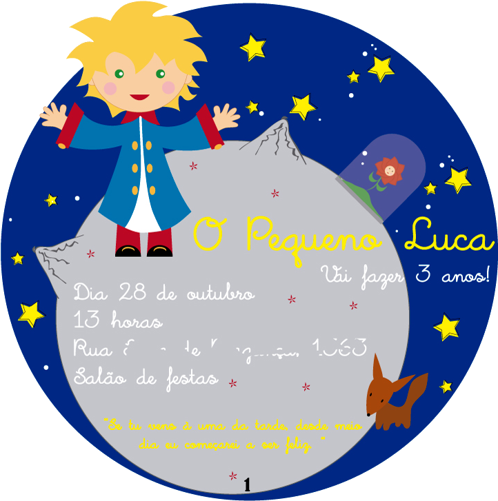 50 Adesivos Personalizados Pequeno Principe - Tag Do Pequeno Principe (800x780), Png Download