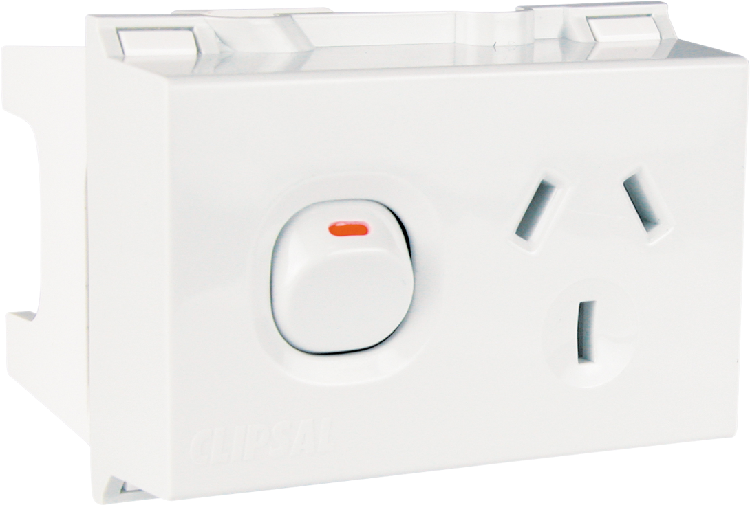 Download Socket Outlets Clipsal Din Rail Mounted Socket Outlet PNG