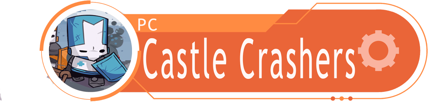 Top Images For 8 Bit Castle Crashers Necromancer On - Castle Crashers (1600x353), Png Download