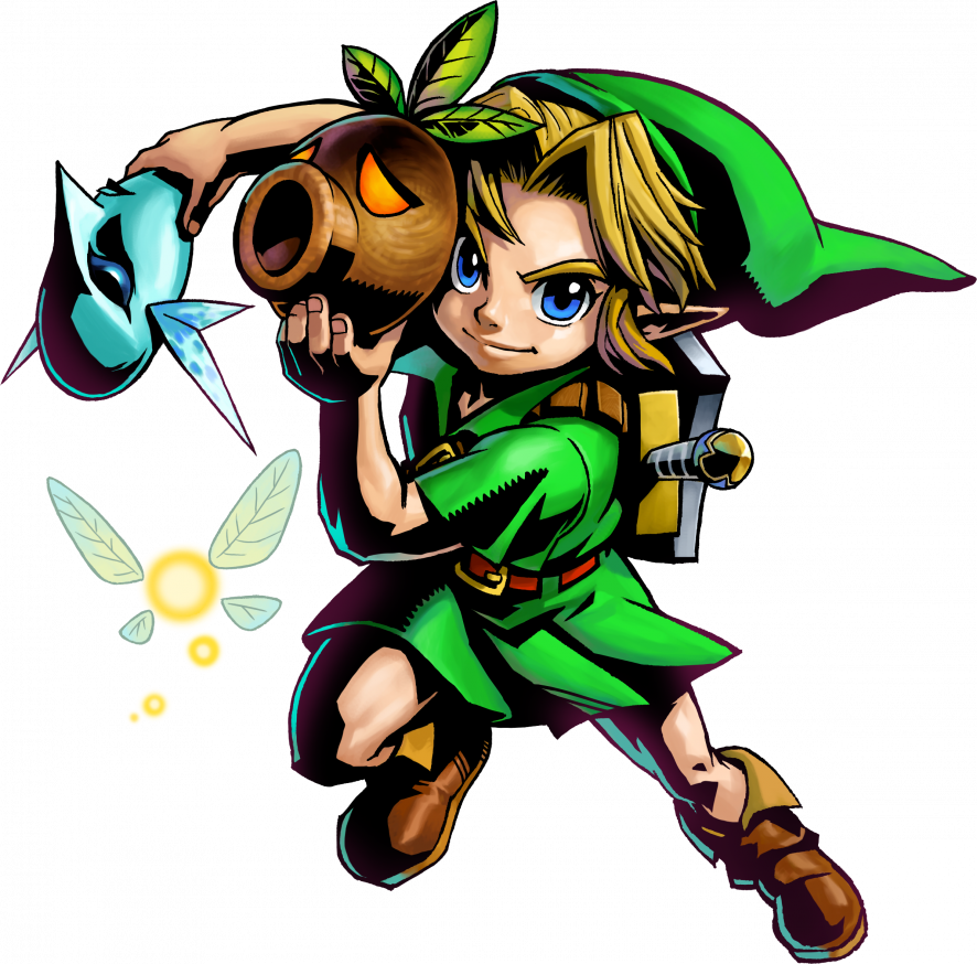 Link Majora's Mask 3d (886x874), Png Download