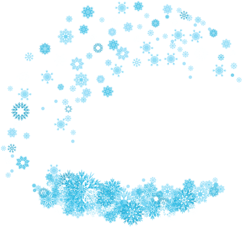 Free Png Winter Decoration Snowflakes Png - Winter Snowflakes Png (850x801), Png Download