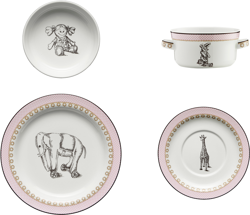 Baby Food Set Cucù - Ceramic (1024x741), Png Download