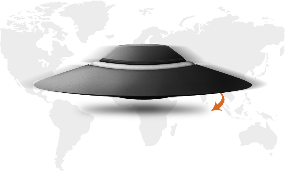 Flying Saucer - Speedboat (976x587), Png Download