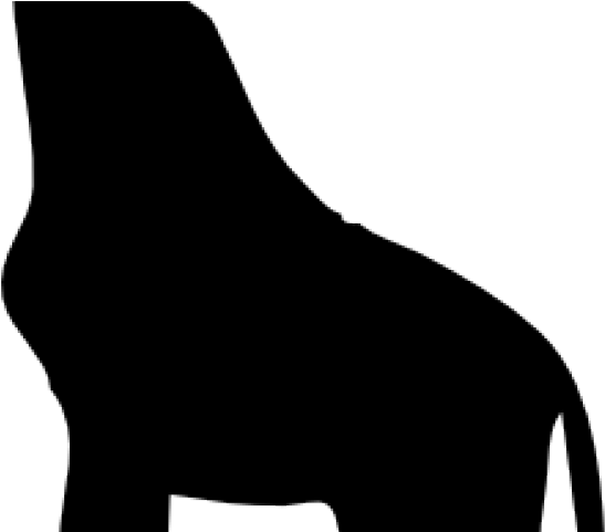 Giraffe Clipart Silhouette - Furniture (640x480), Png Download