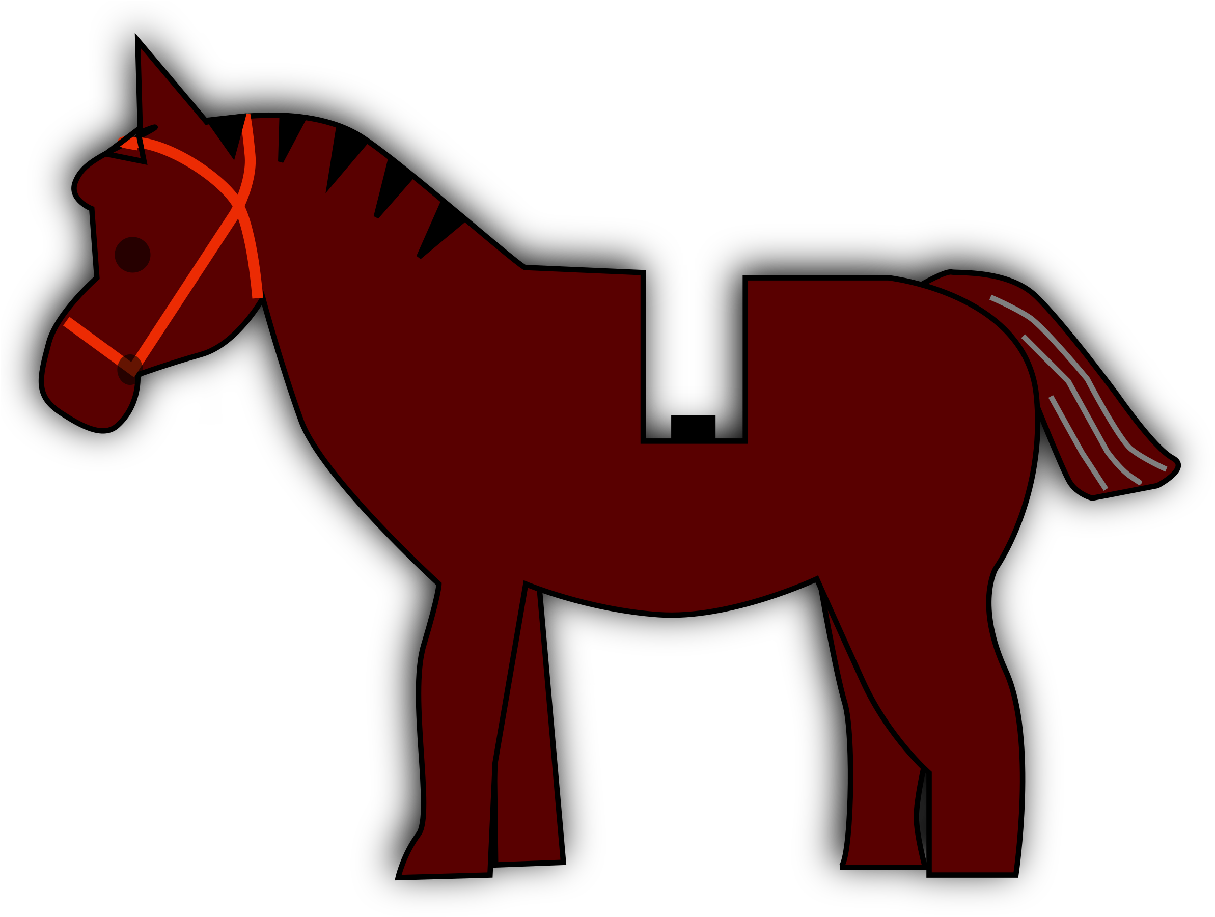 This Free Icons Png Design Of Horse 2 (2400x1814), Png Download