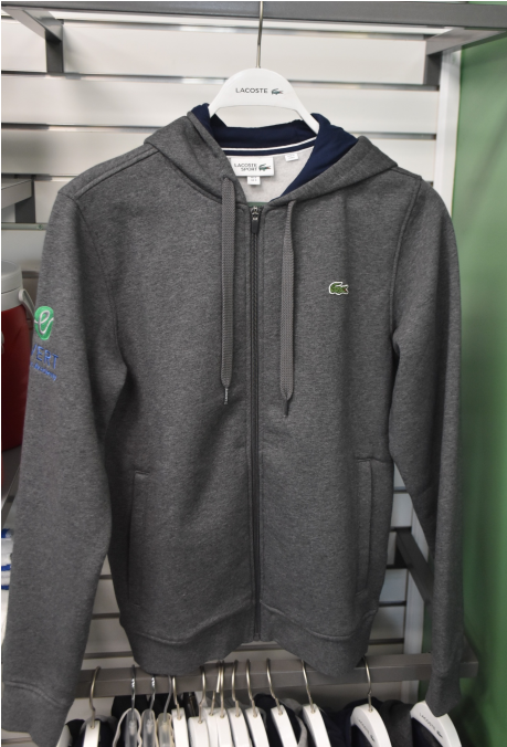 Zipper Hoodie Lacoste X Evert - Leather Jacket (1200x675), Png Download