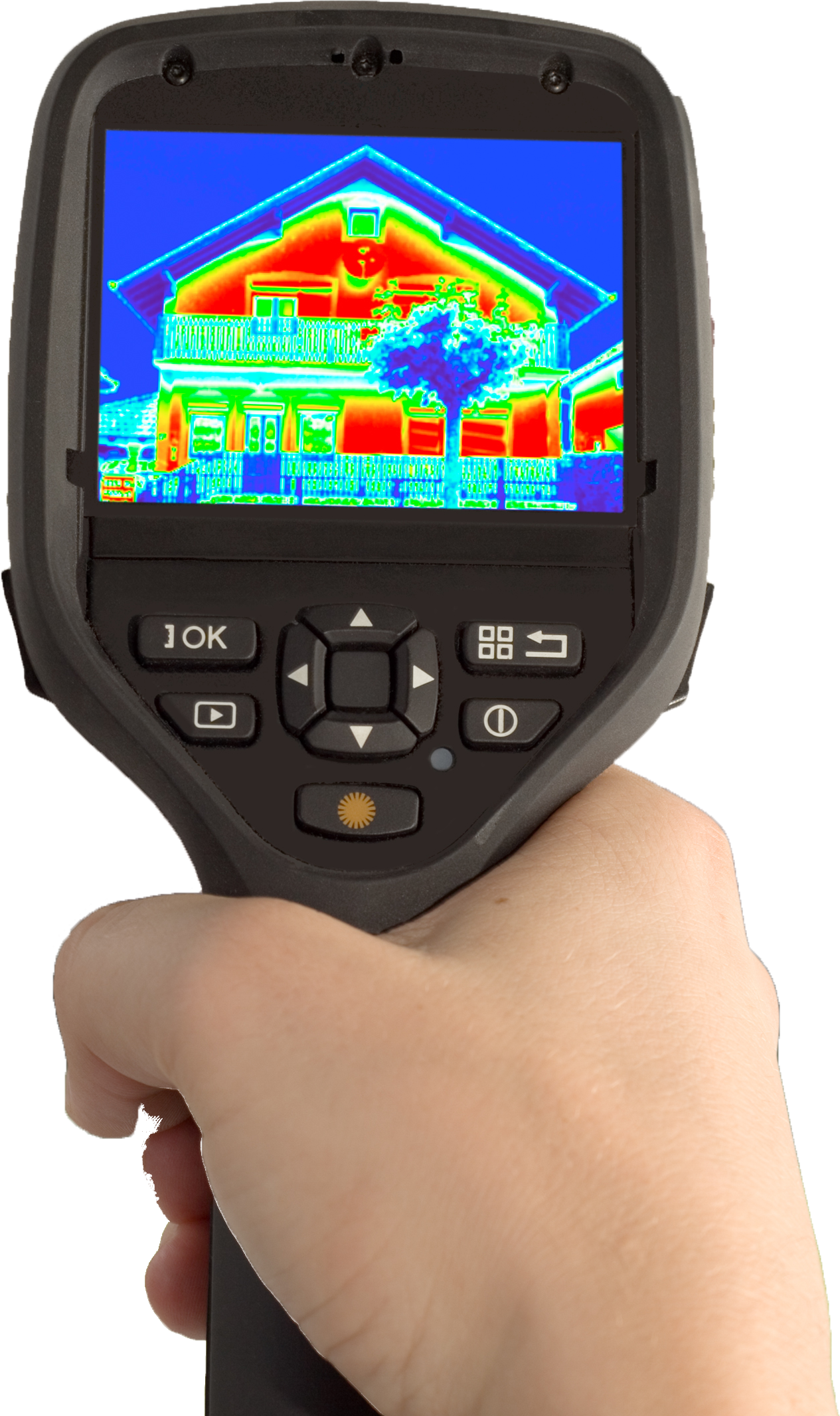 Thermal Camera - Drain Leak Detector (1265x2132), Png Download