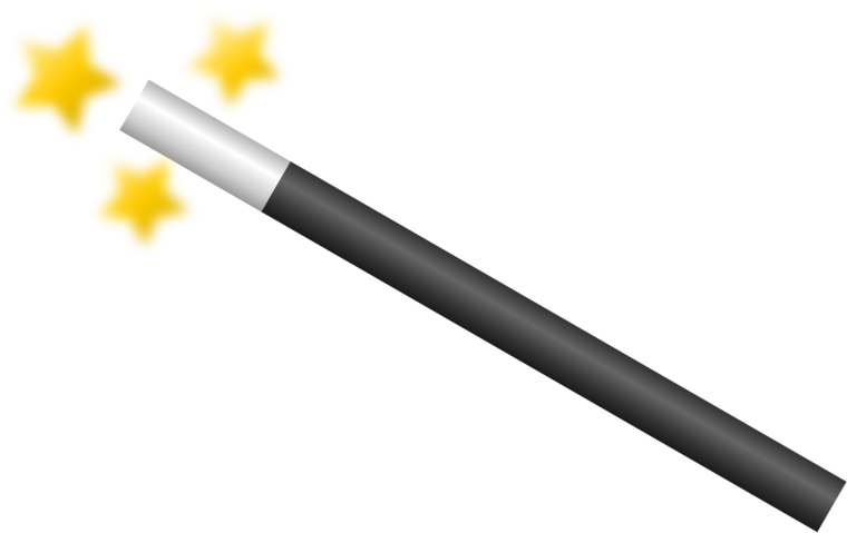 Wand Background Png - Varita De Mago Png (800x508), Png Download