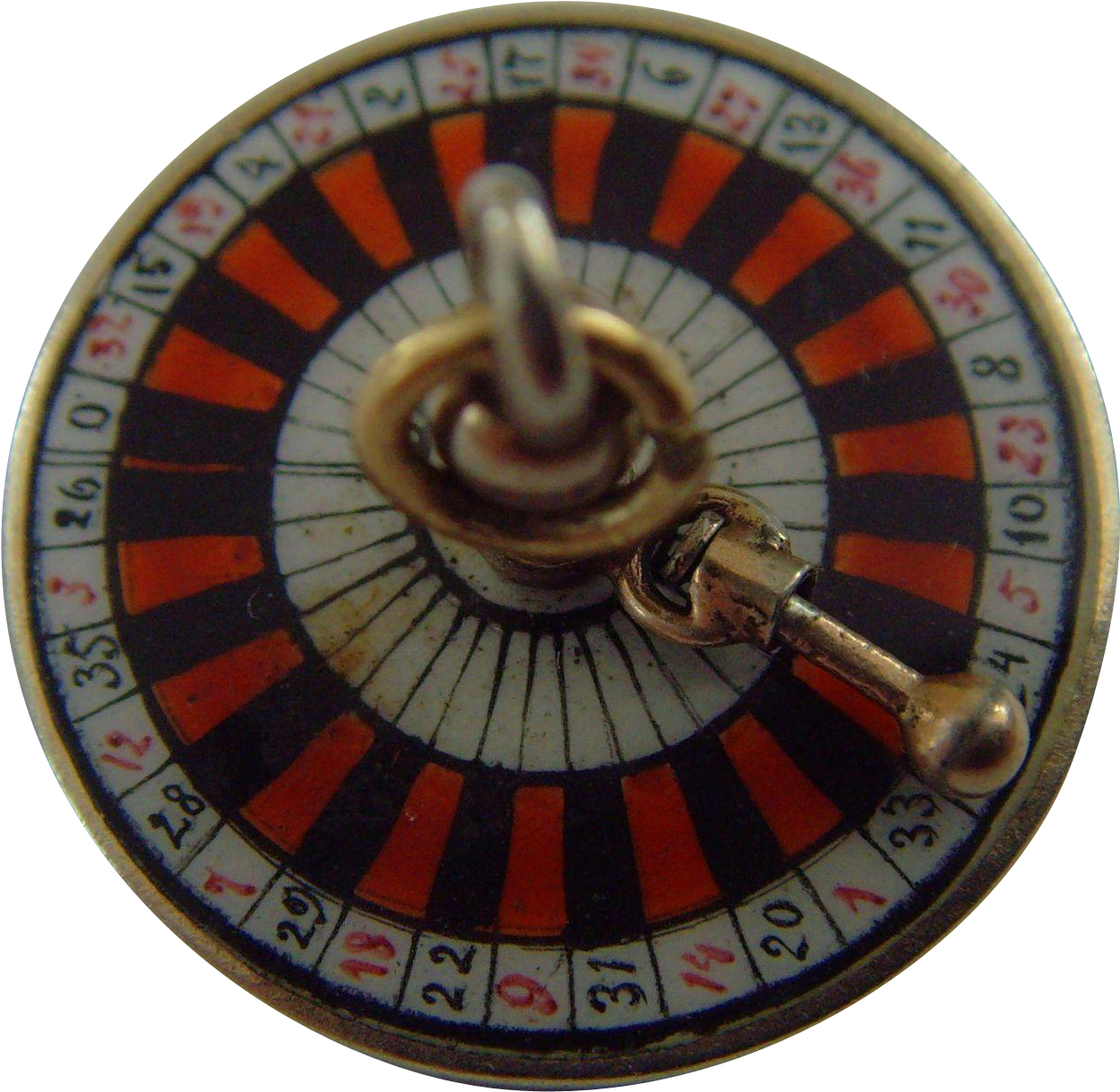 Victorian/edwardian Silver-gilt Enamel Roulette Wheel - Circle (1256x1256), Png Download