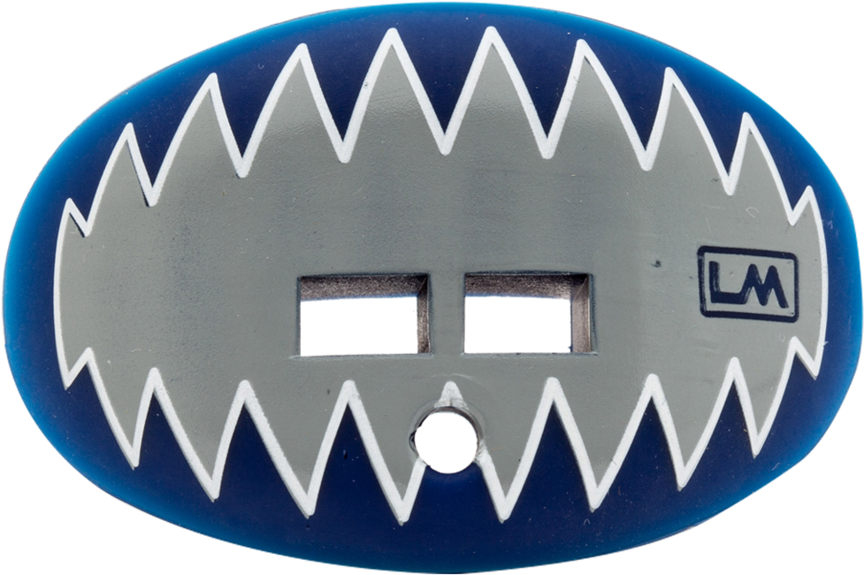 Loud Mouth Guards Shark Teeth - Emblem (1000x1000), Png Download