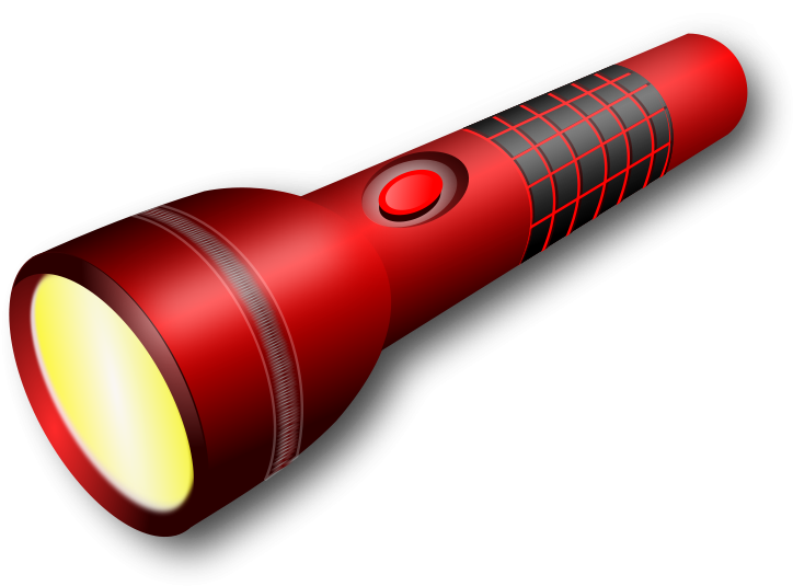 Free Clipart - Torch - Flashlight Clipart Png (800x720), Png Download
