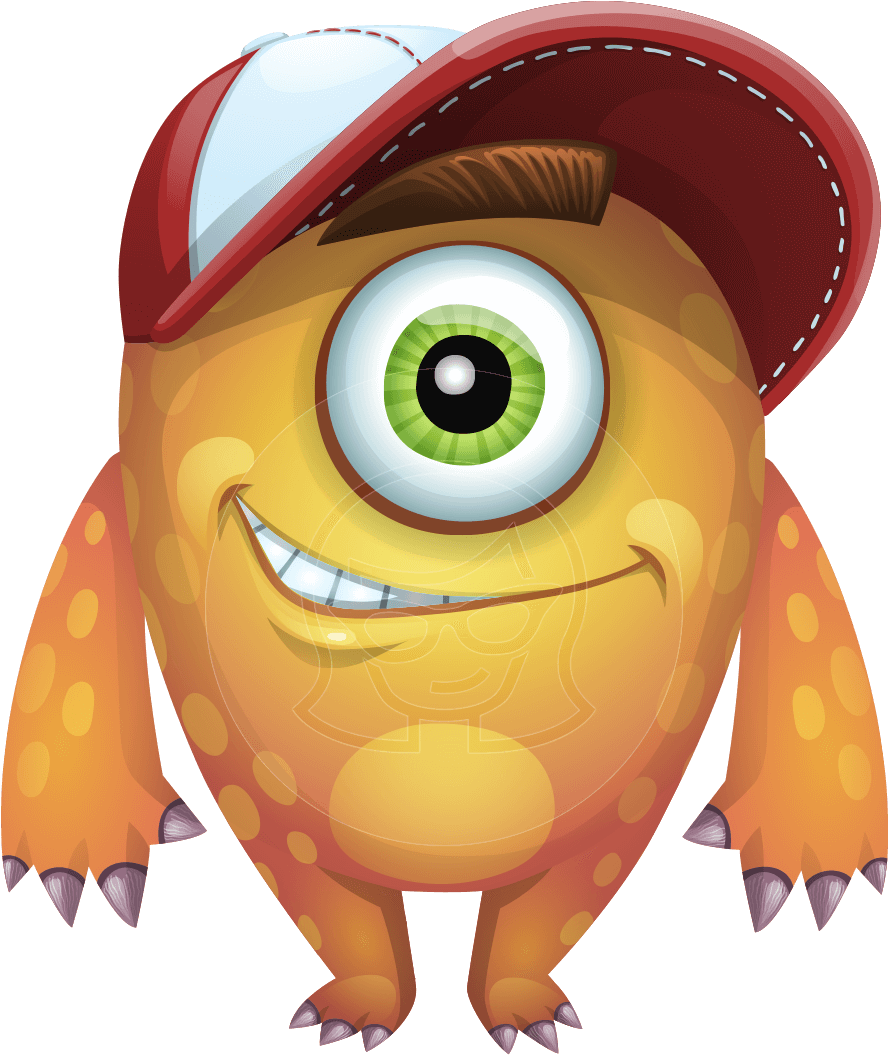 One-eyed Oliver - One Eyed Cartoon Character (957x1060), Png Download